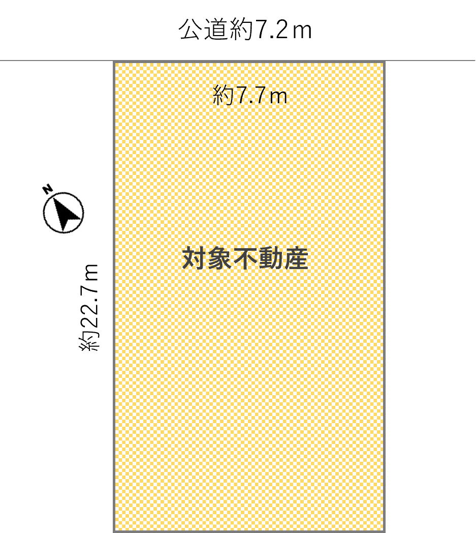 名古屋市西区枇杷島4　「建築条件付なし」 1区画
